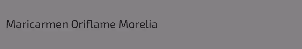 Maricarmen Oriflame Morelia